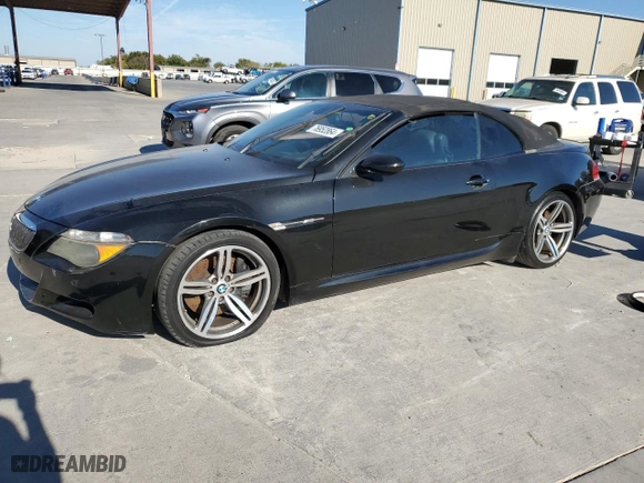 2007 BMW 6 Series M6 with VIN WBSEK93597CY78829, listed as a Copart auction lot 76952864 with 76,175 mi miles and Clean Title. Bid and sale history available at carsss.com. Image 1.