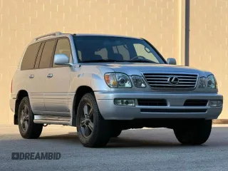 2006 Lexus LX 470 with VIN JTJHT00W664012277, listed as a Copart auction lot 52622595 with 255,183 mi miles and Clean Title. Bid and sale history available at DreamBid. Image 1.