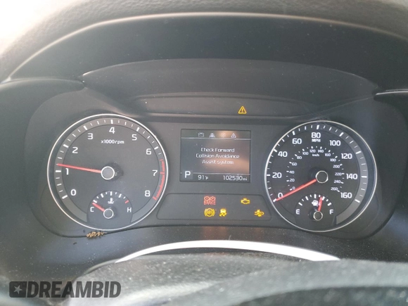 2019 Kia Forte LXS with VIN 3KPF24AD1KE051174, listed as a Copart auction lot 60195915 with 102,530 mi miles and Non repairable. Bid and sale history available at DreamBid. Image 9.
