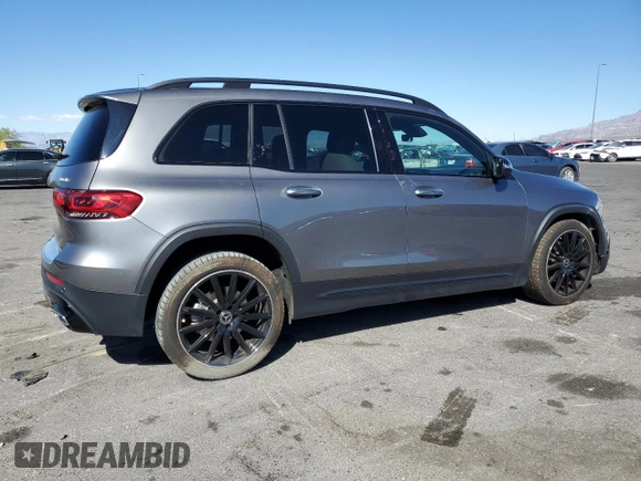 2020 Mercedes-Benz GLB 250 z VIN W1N4M4HB8LW040081, wystawiony jako Copart lot #54938735 z przebiegiem 21 634 mil mil oraz Szkoda całkowita • Salvage title. Historia ofert i sprzedaży dostępna na DreamBid. Obrazek 3.