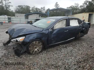2014 Kia Cadenza Limited with VIN KNALN4D74E5135406, listed as a Copart auction lot 80871054 with 161,351 mi miles and Salvage Title. Bid and sale history available at carsss.com. Image 1.