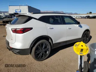 2021 Chevrolet Blazer RS with VIN 3GNKBKRS1MS527201, listed as a Copart auction lot 83825174 with 40,077 mi miles and Salvage title. Bid and sale history available at DreamBid. Image 3.