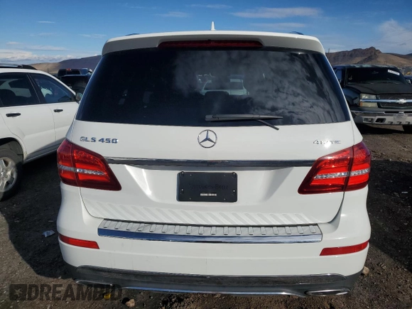 2017 Mercedes-Benz GLS 450 with VIN 4JGDF6EE3HA939538, listed as a Copart auction lot 41136224 with 101,157 mi miles and . Bid and sale history available at DreamBid. Image 6.