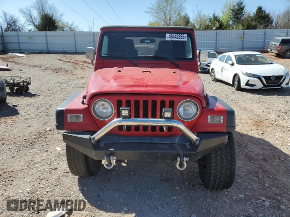 2006 Jeep Wrangler Rubicon with VIN 1J4FA69S66P771328, listed as a Copart auction lot 49442855 with 66,910 mi miles and Salvage title. Bid and sale history available at DreamBid. Image 5.