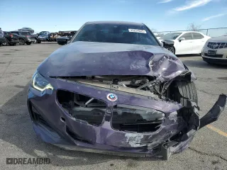 2022 BMW 2 Series M240i xDrive with VIN 3MW53CM0XN8C61591, listed as a Copart auction lot 45224845 with 24,015 mi miles and Salvage Title. Bid and sale history available at carsss.com. Image 5.