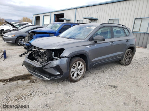 2023 Volkswagen Taos S with VIN 3VVAX7B27PM330721, listed as a Copart auction lot 79437684 with 31,945 mi miles and Salvage Title. Bid and sale history available at carsss.com. Image 1.