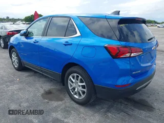 2024 Chevrolet Equinox LT with VIN 3GNAXUEG9RS250203, listed as a IAAI auction lot 42233875 with 26,930 mi miles and . Bid and sale history available at DreamBid. Image 3.