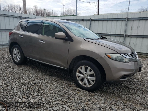 2012 Nissan Murano S with VIN JN8AZ1MWXCW228608, listed as a Copart auction lot 51087215 with 102,030 mi miles and Clean Title. Bid and sale history available at DreamBid. Image 4.