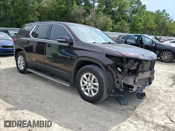 2020 Chevrolet Traverse LT Cloth with VIN 1GNERGKWXLJ324732, listed as a Copart auction lot 61791255 with 49,524 mi miles and Salvage title. Bid and sale history available at DreamBid. Image 4.