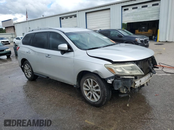 2015 Nissan Pathfinder Platinum with VIN 5N1AR2MN2FC622128, listed as a Copart auction lot 58955915 with Not provided miles and Salvage title. Bid and sale history available at DreamBid. Image 4.