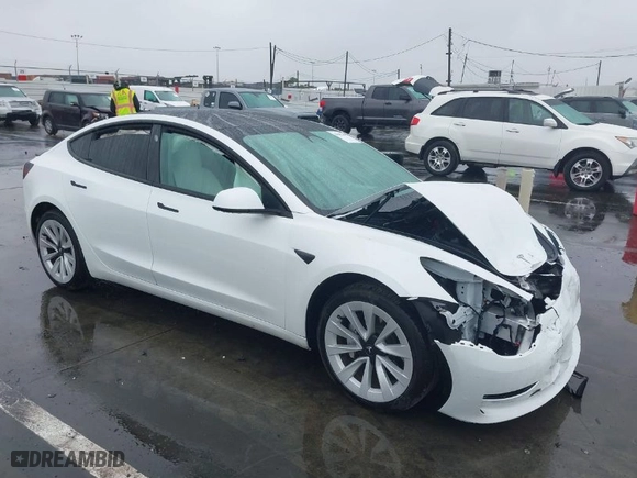 2023 Tesla Model 3 with VIN 5YJ3E1EA1PF426684, listed as a IAAI auction lot 41507661 with 28,703 mi miles. Bid and sale history available at carsss.com. Image 1.