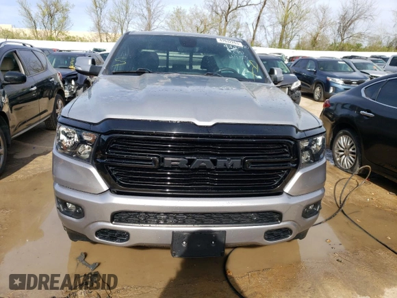 2020 Ram 1500 Big Horn with VIN 1C6SRFFT4LN159377, listed as a Copart auction lot 47632263 with 58,223 mi miles and Salvage Title. Bid and sale history available at carsss.com. Image 5.
