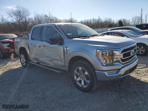 2022 Ford F-150 XL with VIN 1FTFW1E87NKD07173, listed as a Copart auction lot 46906815 with 81,649 mi miles and Salvage Title. Bid and sale history available at carsss.com. Image 4.