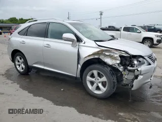 2015 Lexus RX 350 with VIN 2T2BK1BA0FC284190, listed as a Copart auction lot 53527925 with 109,436 mi miles and Salvage Title. Bid and sale history available at DreamBid. Image 4.