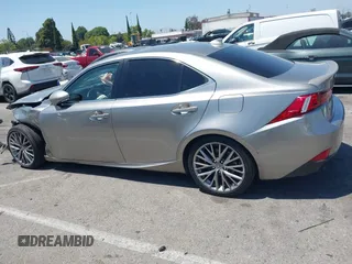 2015 Lexus IS 250 with VIN JTHBF1D27F5057749, listed as a IAAI auction lot 42304507 with 218,452 mi miles and . Bid and sale history available at DreamBid. Image 14.