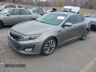 2014 Kia Optima SXL Turbo with VIN 5XXGR4A69EG312273, listed as a IAAI auction lot 41729863 with 107,660 mi miles and . Bid and sale history available at DreamBid. Image 17.
