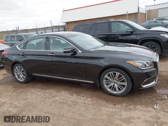 2019 Genesis G80 3.8L with VIN KMHGN4JE3KU286631, listed as a IAAI auction lot 41796968 with 25,230 mi miles and . Bid and sale history available at DreamBid. Image 13.