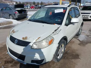 2008 Suzuki SX4 with VIN JS2YB413885101448, listed as a IAAI auction lot 41569235 with 130,633 mi miles. Bid and sale history available at carsss.com. Image 6.
