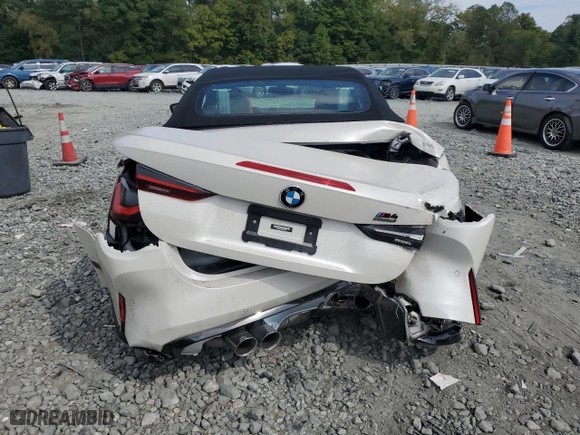 2022 BMW M4 Competition xDrive with VIN WBS33BA00NCK97008, listed as a Copart auction lot 74706674 with NaN miles and Salvage Title. Bid and sale history available at carsss.com. Image 6.