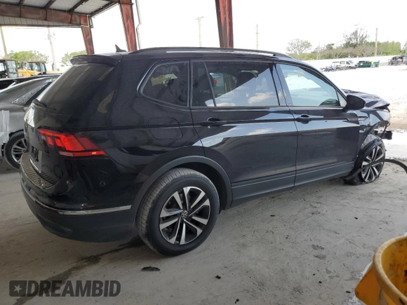 2022 Volkswagen Tiguan S с VIN 3VV1B7AX2NM110802, выставлен на аукционе Copart как лот 57135405 с пробегом 33 332 миль миль и На запчасти • Non repairable. История ставок и продаж доступна на DreamBid. Изображение 3.