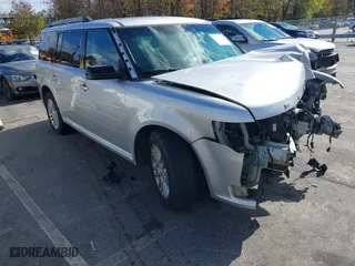 2013 Ford Flex SEL with VIN 2FMGK5C80DBD34651, listed as a IAAI auction lot 40876448 with 1 mi miles. Bid and sale history available at carsss.com. Image 1.