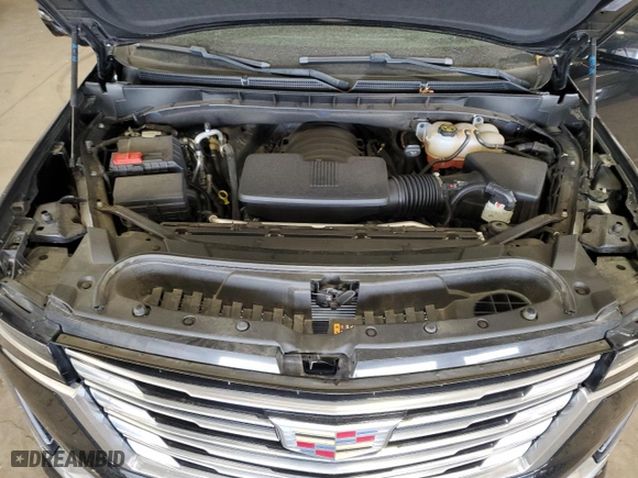 2022 Cadillac Escalade Premium Luxury Platinum with VIN 1GYS4DKLXNR273696, listed as a Copart auction lot 78257254 with 25,274 mi miles and Salvage Title. Bid and sale history available at carsss.com. Image 12.