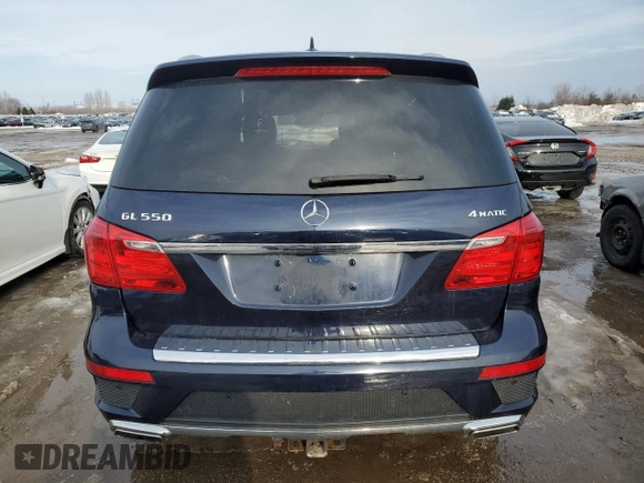 2013 Mercedes-Benz GL-Class GL 550 with VIN 4JGDF7DE5DA108219, listed as a Copart auction lot 46303845 with 0 mi miles and Salvage Title. Bid and sale history available at carsss.com. Image 6.