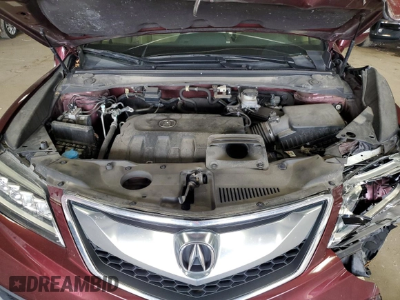 2016 Acura RDX Advance with VIN 5J8TB4H73GL007812, listed as a Copart auction lot 58619505 with 71,244 mi miles and Clean title. Bid and sale history available at DreamBid. Image 12.
