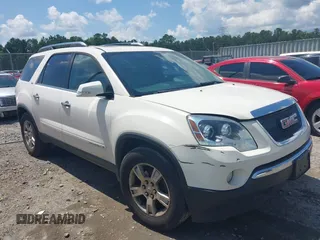 2008 GMC Acadia SLT1 with VIN 1GKER23798J120261, listed as a IAAI auction lot 42437080 with 242,304 mi miles and . Bid and sale history available at DreamBid. Image 1.