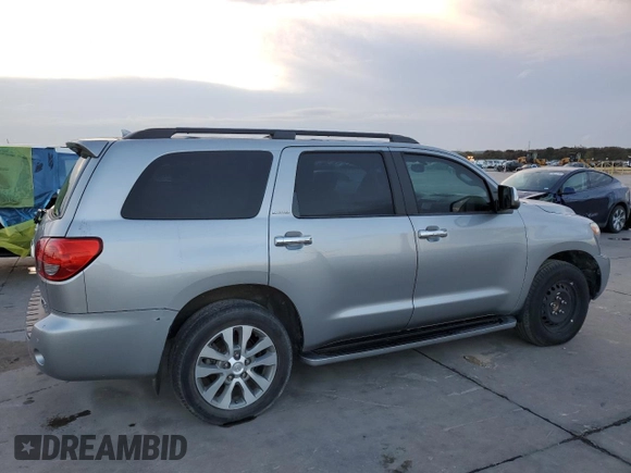 2017 Toyota Sequoia Limited with VIN 5TDKY5G12HS068936, listed as a Copart auction lot 78399304 with 74,496 mi miles and Salvage Title. Bid and sale history available at carsss.com. Image 3.