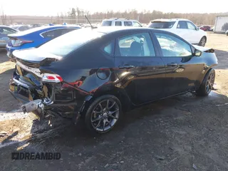 2015 Dodge Dart SXT with VIN 1C3CDFBB9FD311225, listed as a IAAI auction lot 41661038 with 96,295 mi miles and . Bid and sale history available at carsss.com. Image 4.