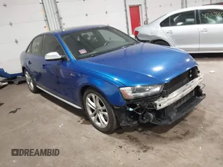 2015 Audi S4 Premium Plus z VIN WAUBGAFLXFA002642, wystawiony jako IAAI lot #42080908 z przebiegiem 162 717 mil mil oraz . Historia ofert i sprzedaży dostępna na DreamBid. Obrazek 1.