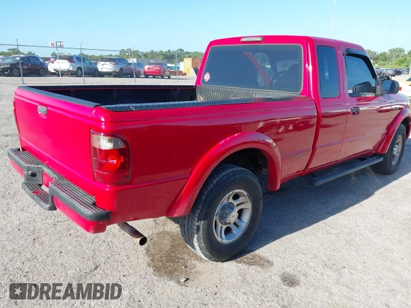 2003 Ford Ranger XL Fleet with VIN 1FTYR44UX3PB69581, listed as a IAAI auction lot 42077195 with 334,920 mi miles. Bid and sale history available at carsss.com. Image 4.