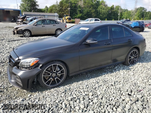 2020 Mercedes-Benz C 300 with VIN 55SWF8DB4LU331784, listed as a Copart auction lot 60528855 with 110,218 mi miles and Salvage title. Bid and sale history available at DreamBid. Image 1.
