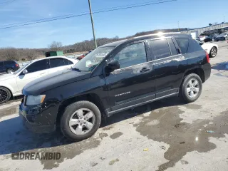 2013 Jeep Compass Sport with VIN 1C4NJCBAXDD250709, listed as a Copart auction lot 46502665 with 127,789 mi miles and Clean Title. Bid and sale history available at carsss.com. Image 1.