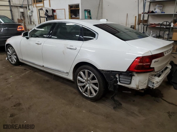 2018 Volvo S90 Inscription with VIN LVY992ML8JP029437, listed as a Copart auction lot 87762245 with NaN miles and Salvage Title. Bid and sale history available at carsss.com. Image 2.