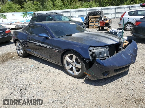 2011 Chevrolet Camaro 2SS with VIN 2G1FK1EJ7B9127101, listed as a Copart auction lot 55127045 with 128,148 mi miles and Salvage Title. Bid and sale history available at DreamBid. Image 4.