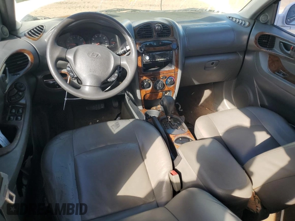 2001 Hyundai Santa Fe GLS with VIN KM8SC83D91U048535, listed as a Copart auction lot 85041184 with 218,621 mi miles and Salvage Title. Bid and sale history available at carsss.com. Image 8.