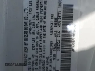 2017 Nissan GT-R Premium z VIN JN1AR5EF1HM820695, wystawiony jako Copart lot #74926844 z przebiegiem 17 647 mil mil oraz Szkody całkowita. Historia ofert i sprzedaży dostępna na DreamBid. Obrazek 13.