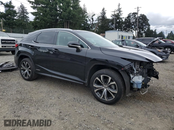 2019 Lexus RX 450h with VIN 2T2BGMCA5KC032804, listed as a Copart auction lot 62197085 with 33,205 mi miles and Salvage title. Bid and sale history available at DreamBid. Image 4.