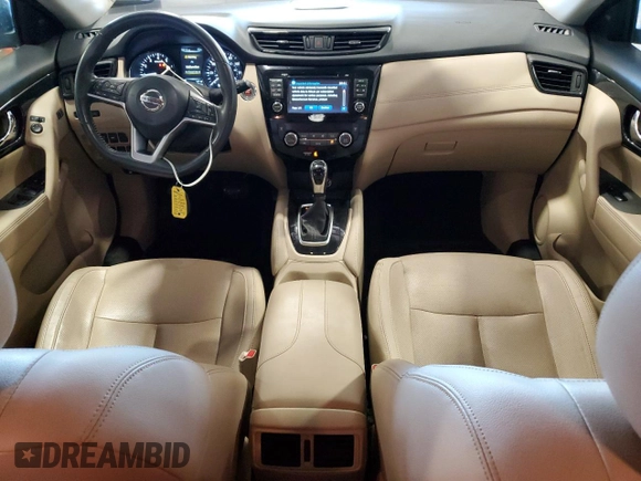 2017 Nissan Rogue SV with VIN 5N1AT2MV7HC858990, listed as a Copart auction lot 55494495 with 108,589 mi miles and Salvage title. Bid and sale history available at DreamBid. Image 8.
