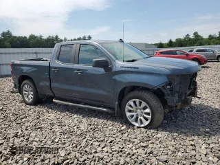 2019 Chevrolet Silverado 1500 Custom with VIN 1GCRYBEH1KZ380247, listed as a Copart auction lot 65769894 with 64,332 mi miles and Salvage Title. Bid and sale history available at DreamBid. Image 4.