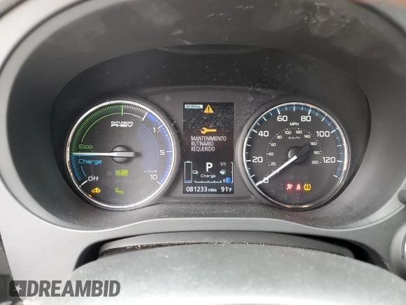 2022 Mitsubishi Outlander SEL with VIN JA4J2VA79NZ050500, listed as a Copart auction lot 55463975 with 81,233 mi miles and Salvage title. Bid and sale history available at DreamBid. Image 9.
