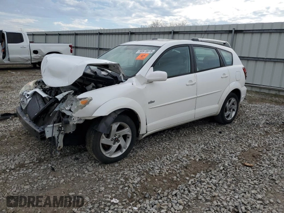 2005 Pontiac Vibe with VIN 5Y2SL63865Z402676, listed as a Copart auction lot 50973075 with Not provided miles and Salvage title. Bid and sale history available at DreamBid. Image 1.