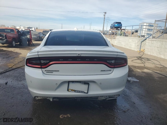 2016 Dodge Charger SXT with VIN 2C3CDXJG6GH189222, listed as a Copart auction lot 46176265 with 64,161 mi miles and Salvage Title. Bid and sale history available at carsss.com. Image 6.
