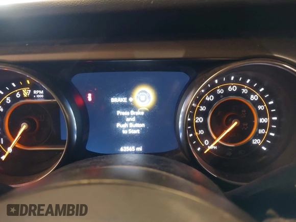 2020 Jeep Wrangler Unlimited Sport Altitude с VIN 1C4HJXDG4LW120627, выставлен на аукционе IAAI как лот 41728593 с пробегом 63 565 миль миль и . История ставок и продаж доступна на DreamBid. Изображение 7.