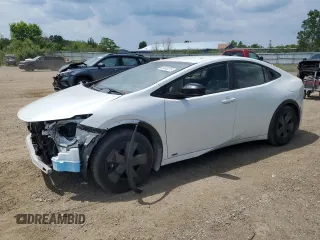 2024 Toyota Prius LE with VIN JTDADABU9R3014585, listed as a Copart auction lot 64608015 with 3,773 mi miles and Salvage title. Bid and sale history available at DreamBid. Image 1.