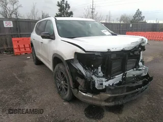 2025 GMC Acadia FWD Elevation z VIN 1GKENKRS4SJ165168, wystawiony jako IAAI lot #41798668 z przebiegiem 3 191 mil mil oraz . Historia ofert i sprzedaży dostępna na DreamBid. Obrazek 1.