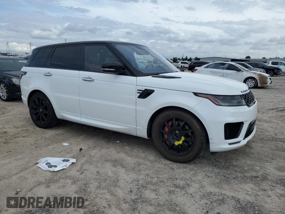 2019 Land Rover Range Rover Sport HST with VIN SALWS2SU9KA861473, listed as a Copart auction lot 68935824 with 59,662 mi miles and Salvage title. Bid and sale history available at DreamBid. Image 4.