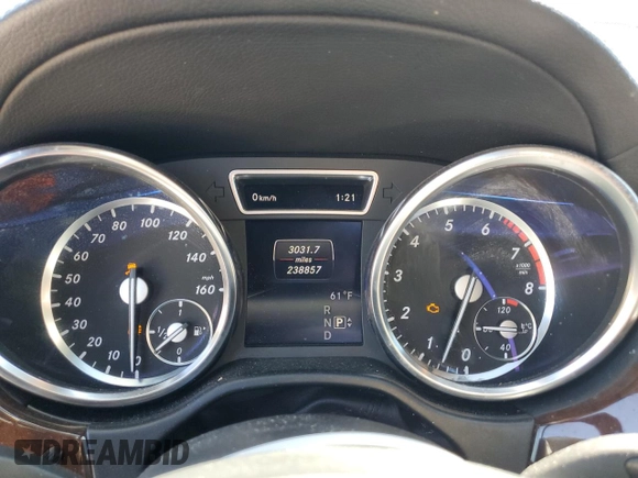 2015 Mercedes-Benz GL-Class GL 450 with VIN 4JGDF6EE1FA503669, listed as a Copart auction lot 55438285 with 238,857 mi miles and Clean Title. Bid and sale history available at carsss.com. Image 9.
